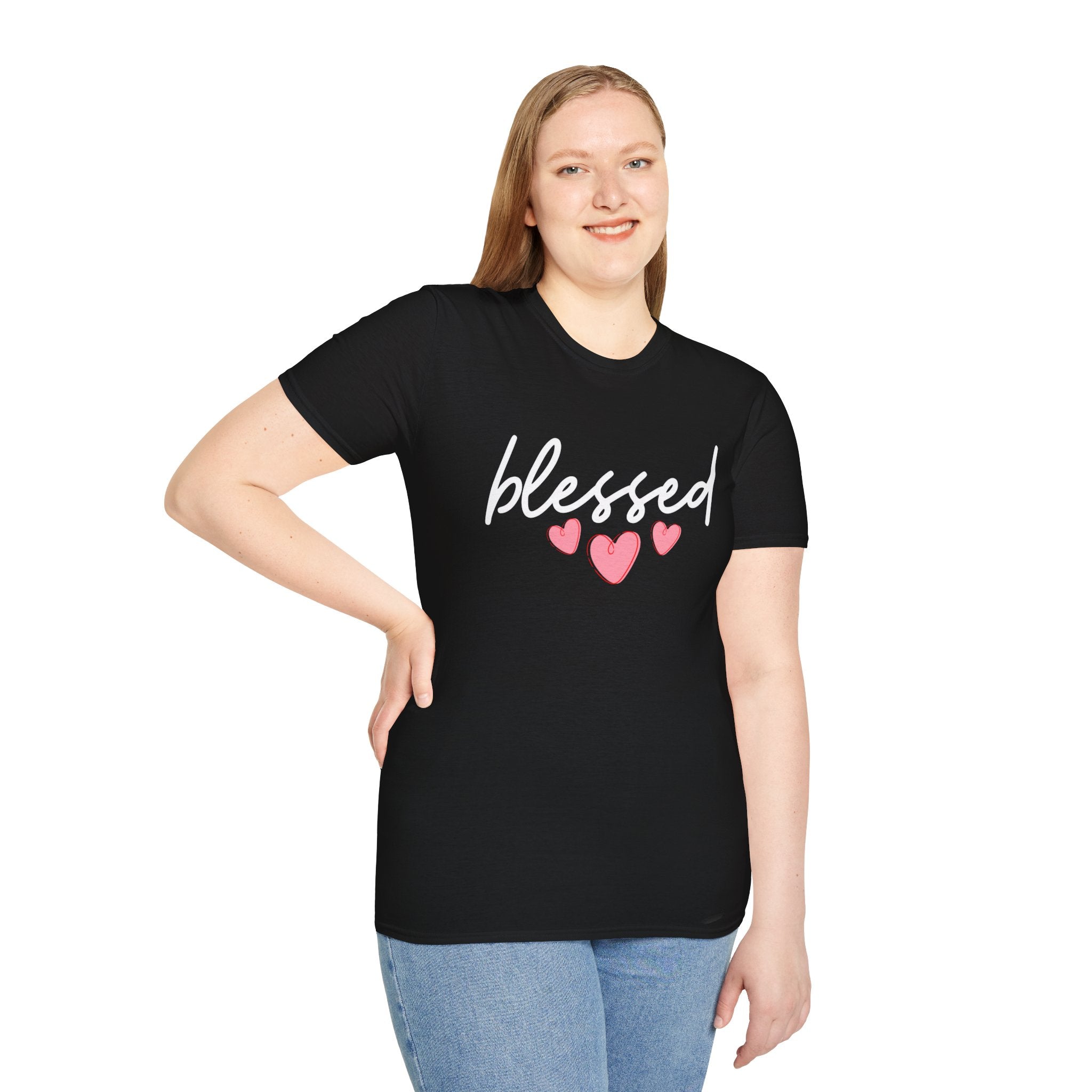 "Blessed" Tee - Comfort Meets Gratitude
