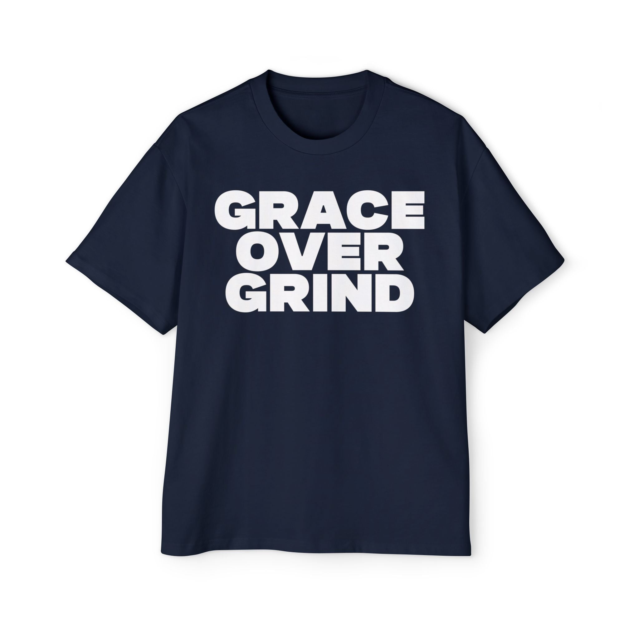 Grace Over Grind Men's Heavy Oversized Tee