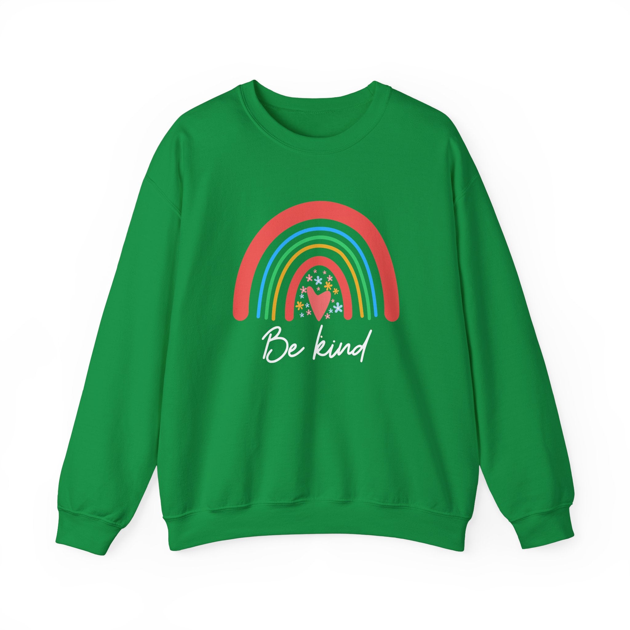 "Be Kind" Unisex Heavy Blend™ Crewneck Sweatshirt - Where Coziness Meets Compassion