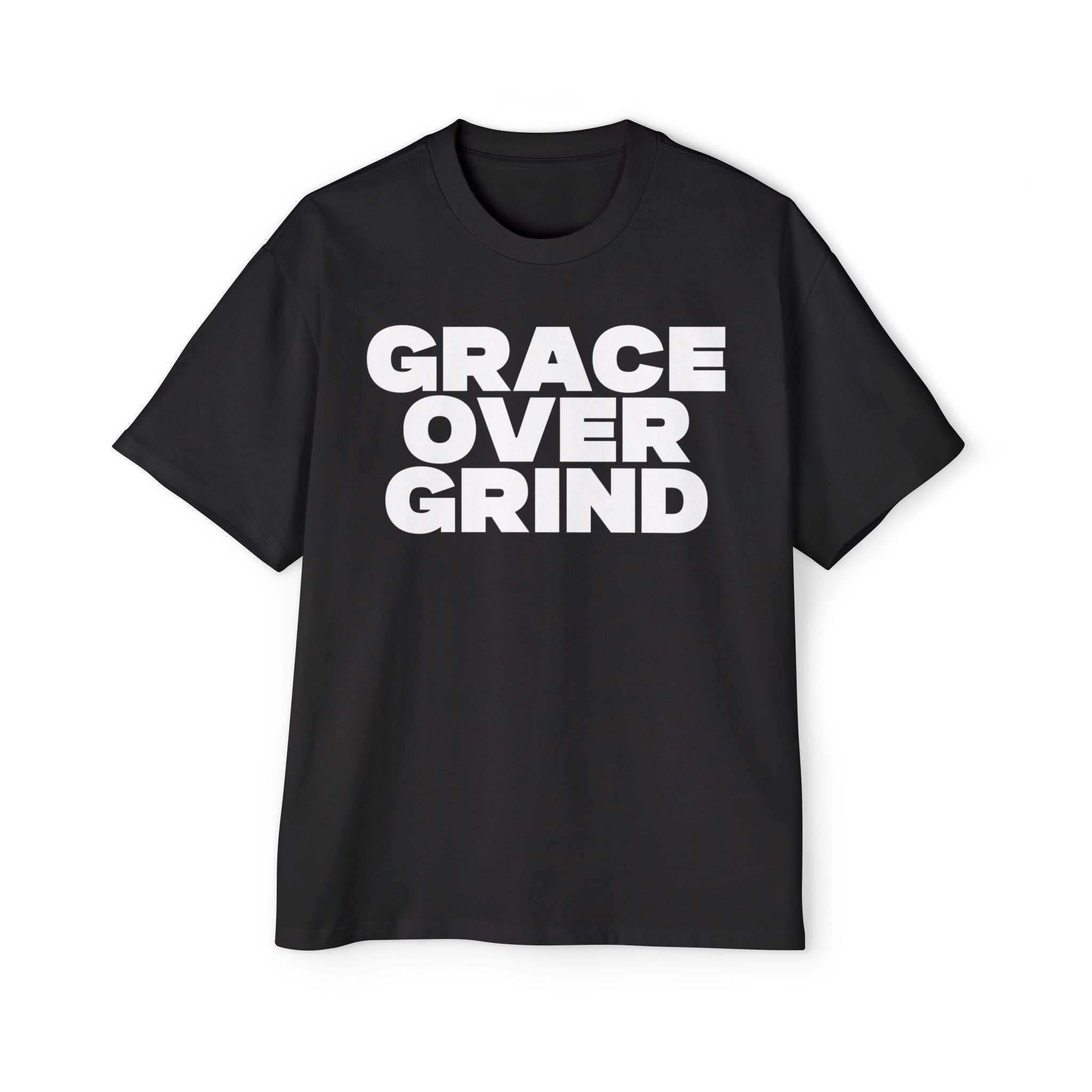 Grace Over Grind Men's Heavy Oversized Tee