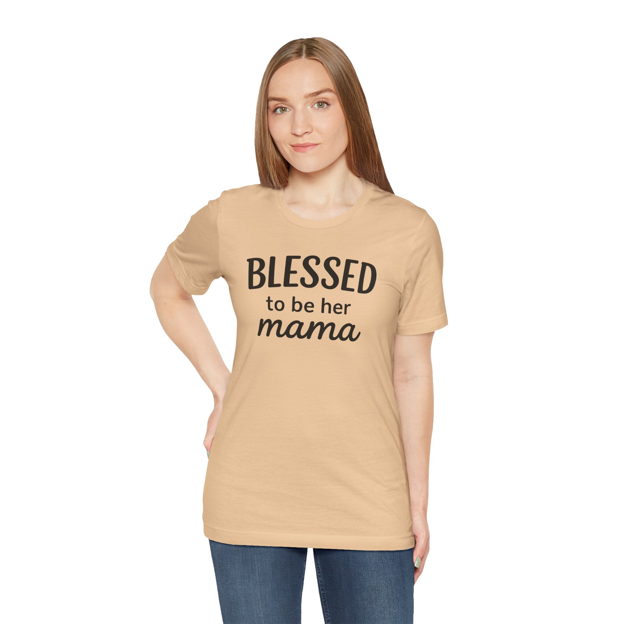 Blessed Mama T-Shirt - Unisex Short Sleeve Tee for Mother's Day & Everyday Wear