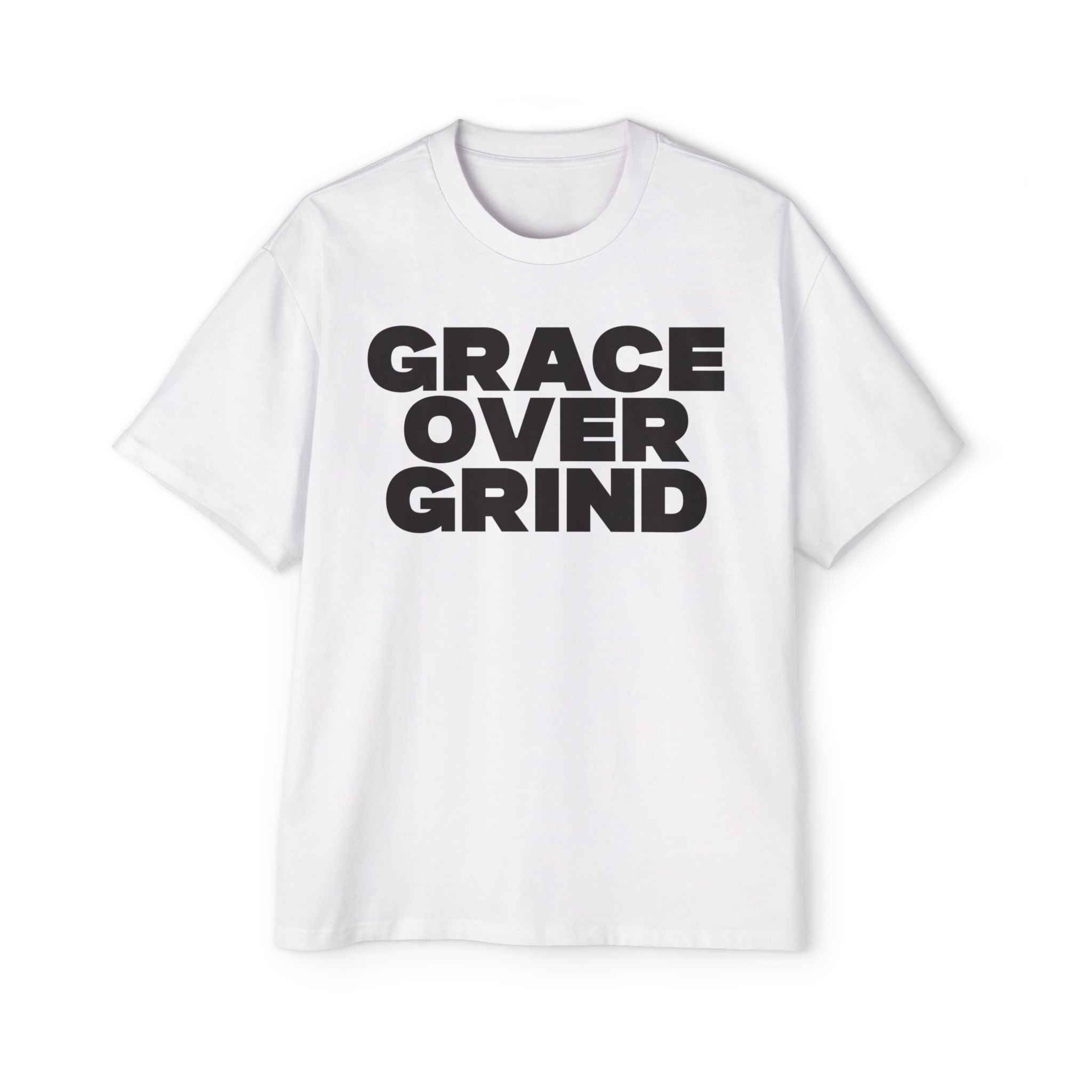 Grace Over Grind Men's Heavy Oversized Tee
