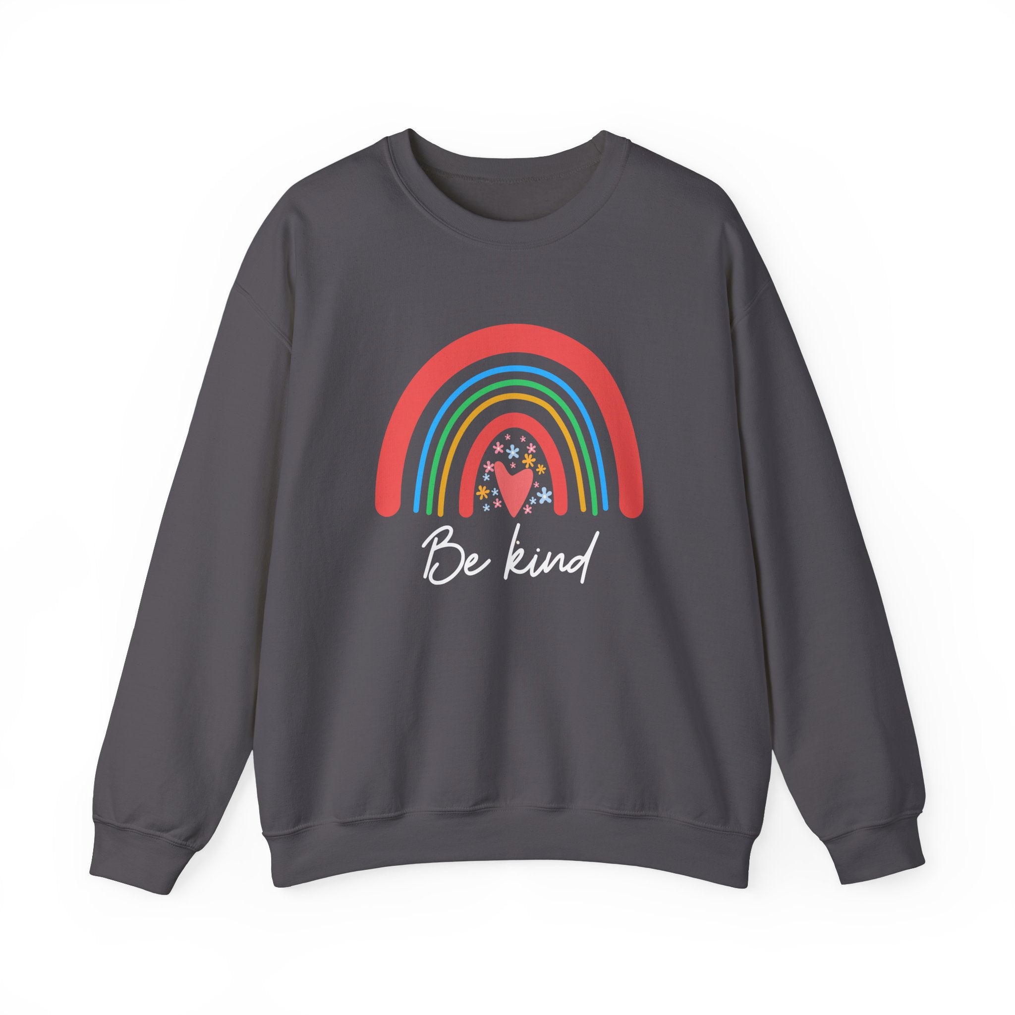 "Be Kind" Unisex Heavy Blend™ Crewneck Sweatshirt - Where Coziness Meets Compassion