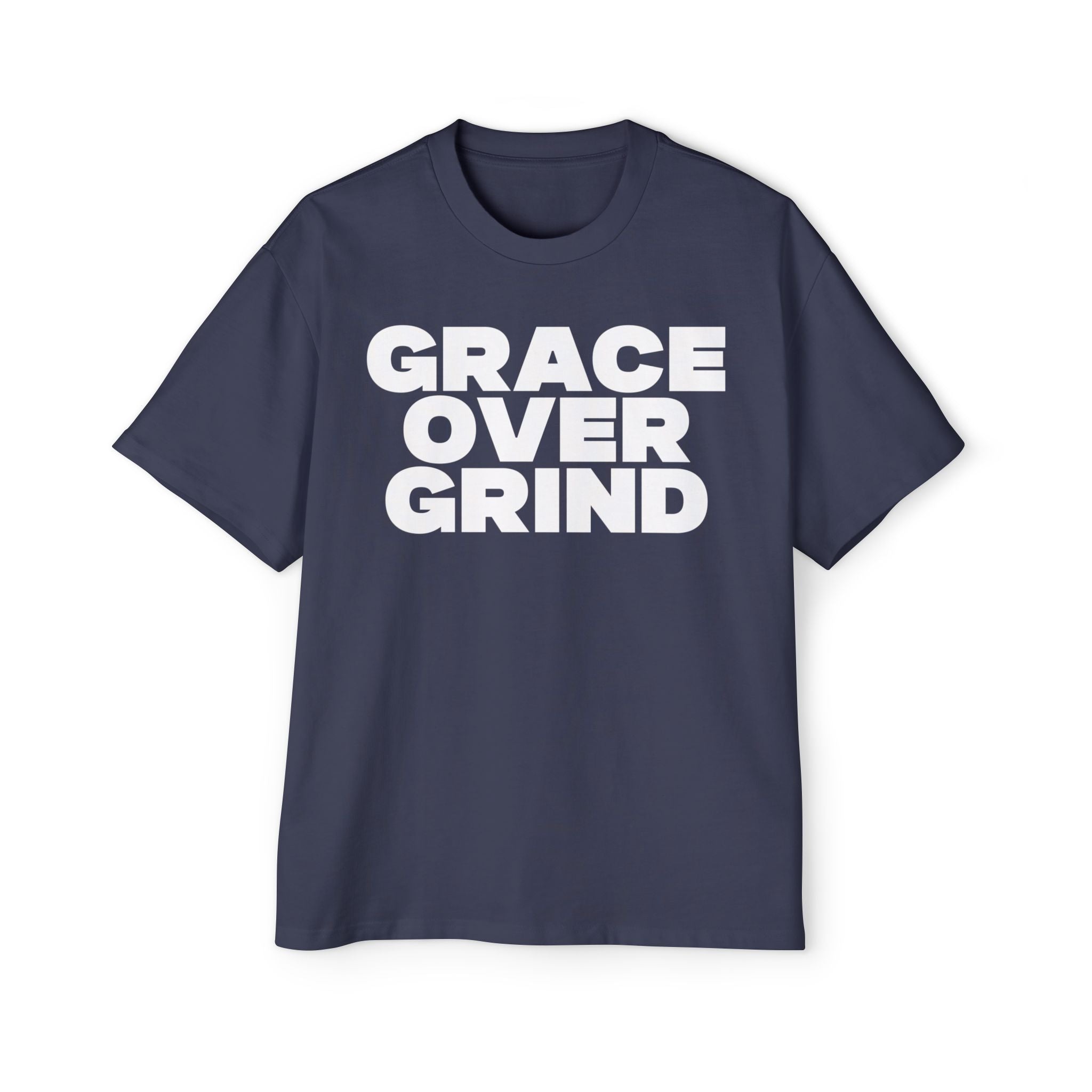 Grace Over Grind Men's Heavy Oversized Tee