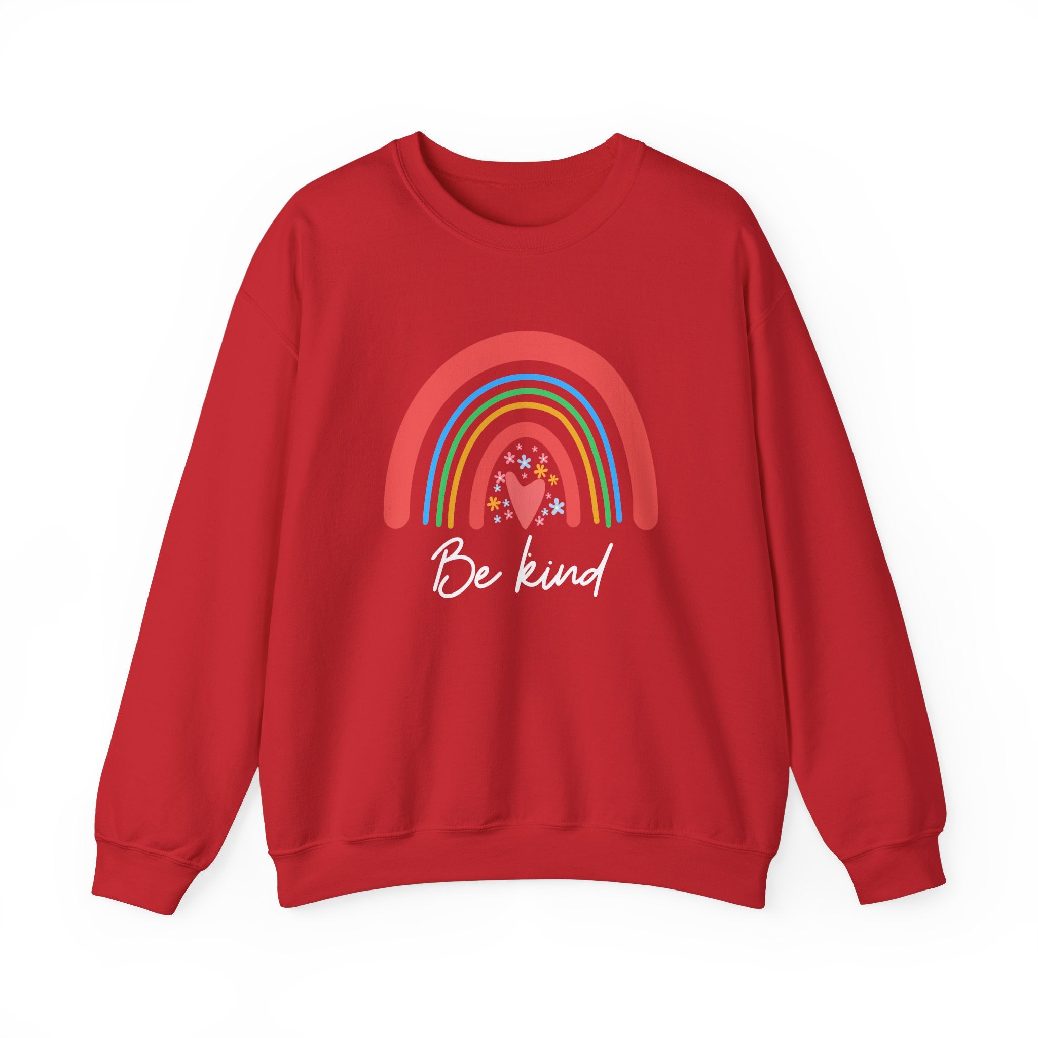 "Be Kind" Unisex Heavy Blend™ Crewneck Sweatshirt - Where Coziness Meets Compassion