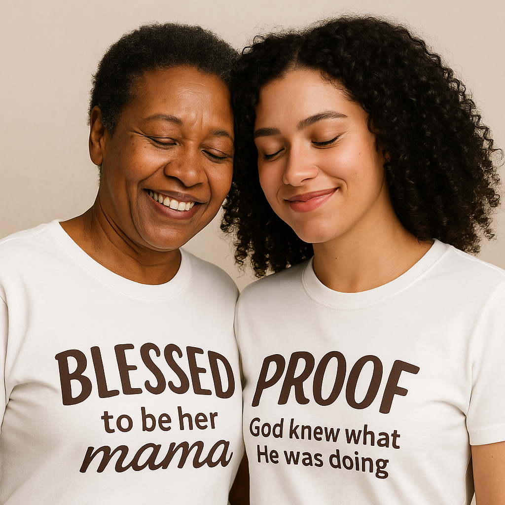 Blessed to Be Her Mama – Mother’s Day Matching T-Shirt