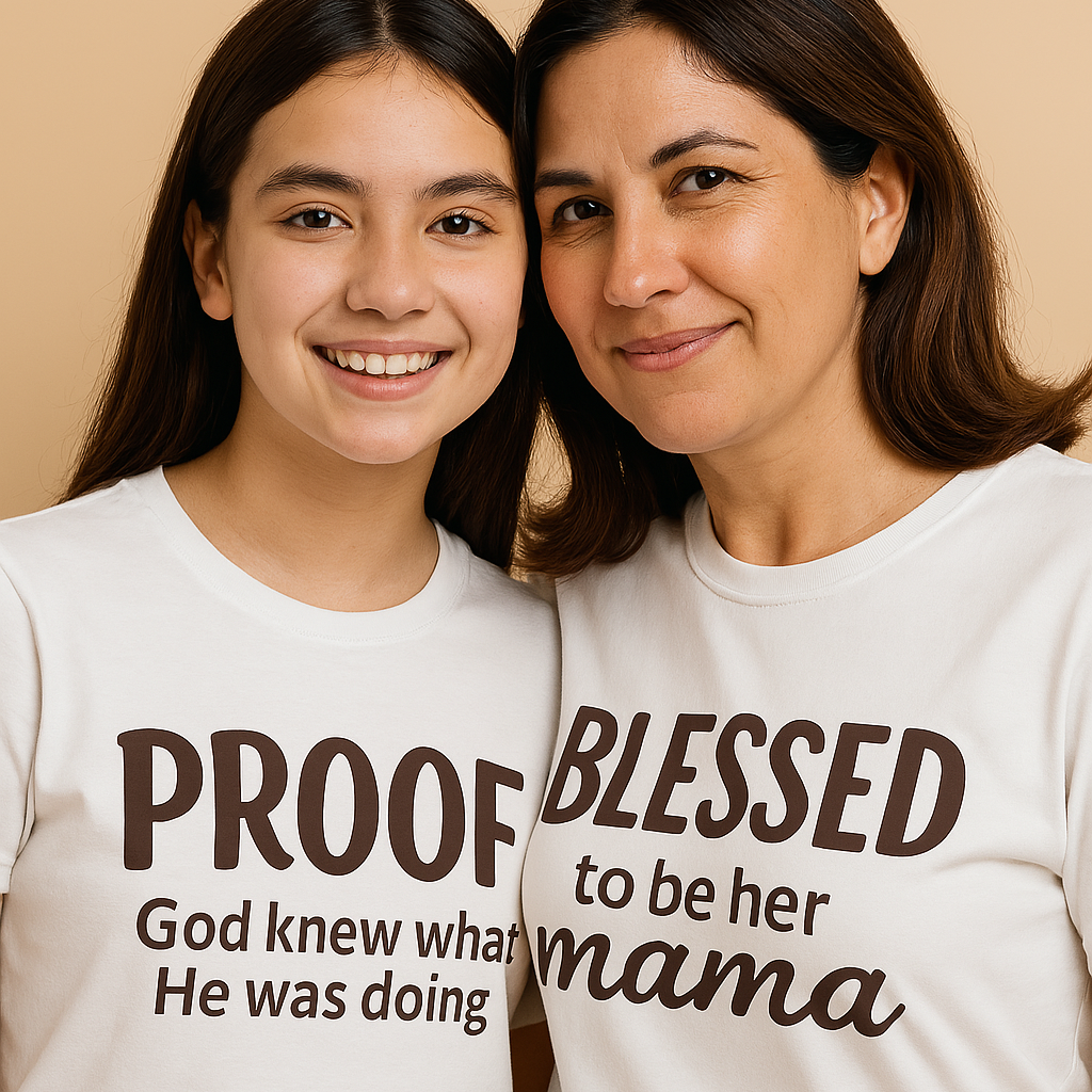 Blessed to Be Her Mama – Mother’s Day Matching T-Shirt
