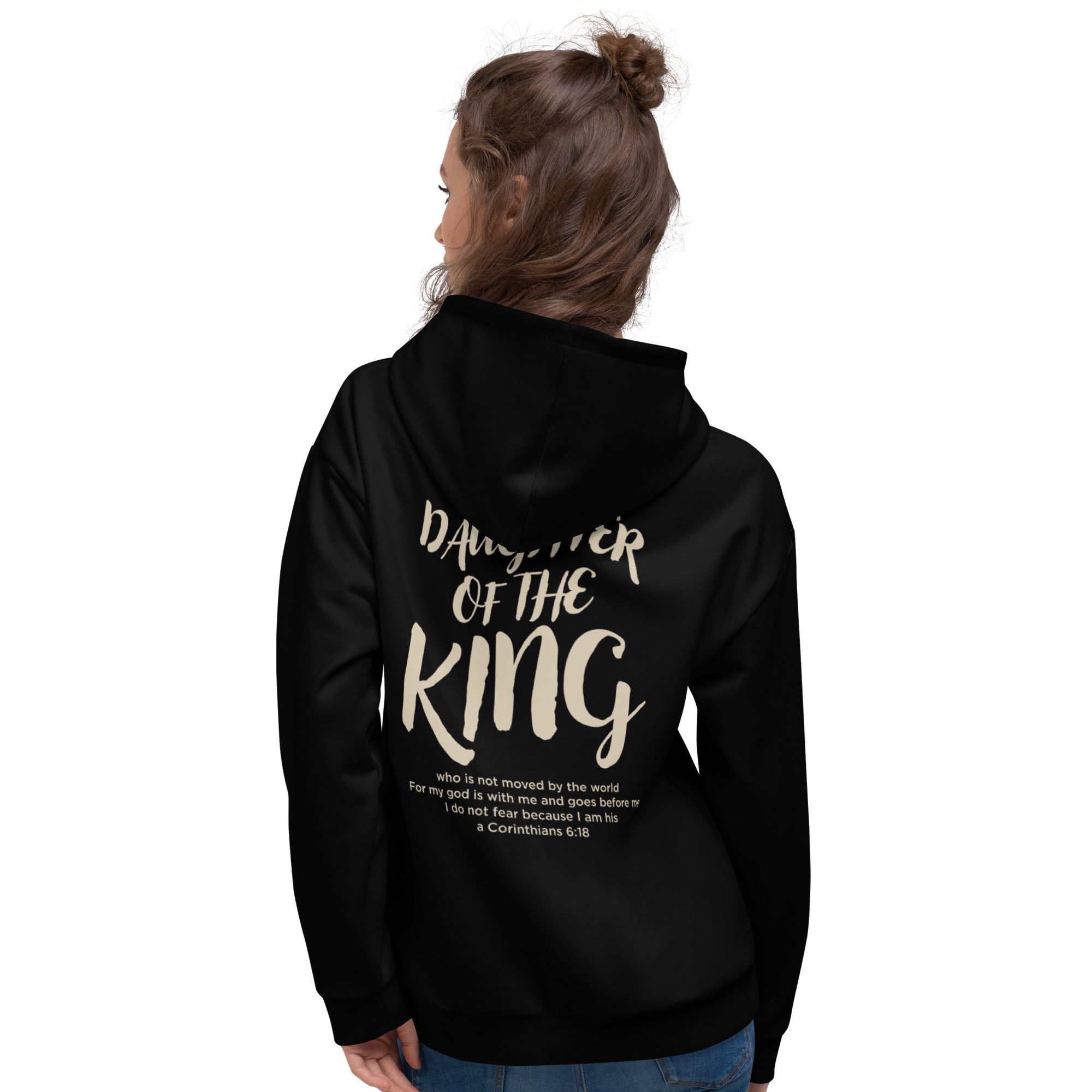 "Daughter of the King" Hoodie - Comfort Meets Faith