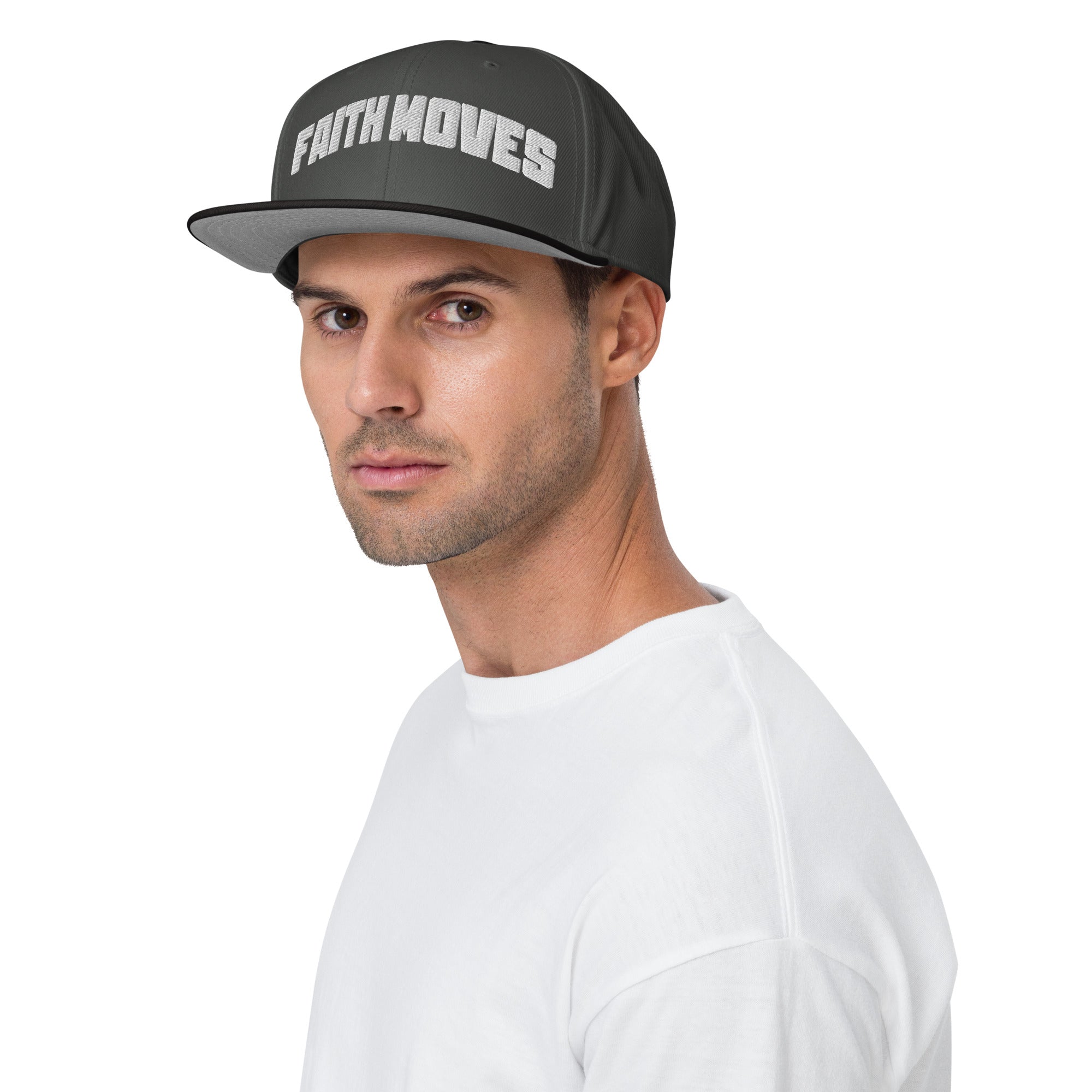 "Faith Moves" Snapback - Wear Your Bold Faith