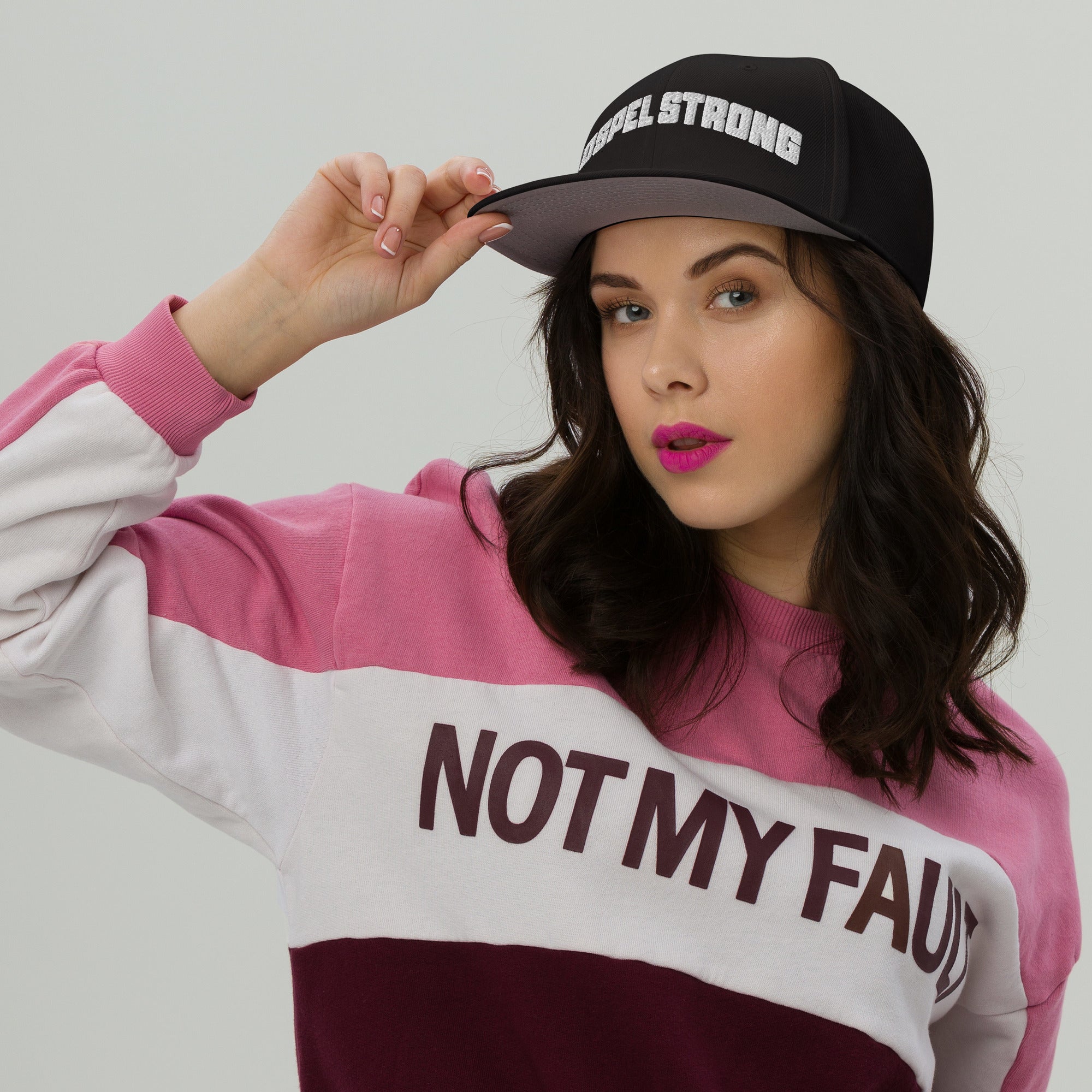 Gospel Strong Snapback Hat - Stand Firm in Your Faith