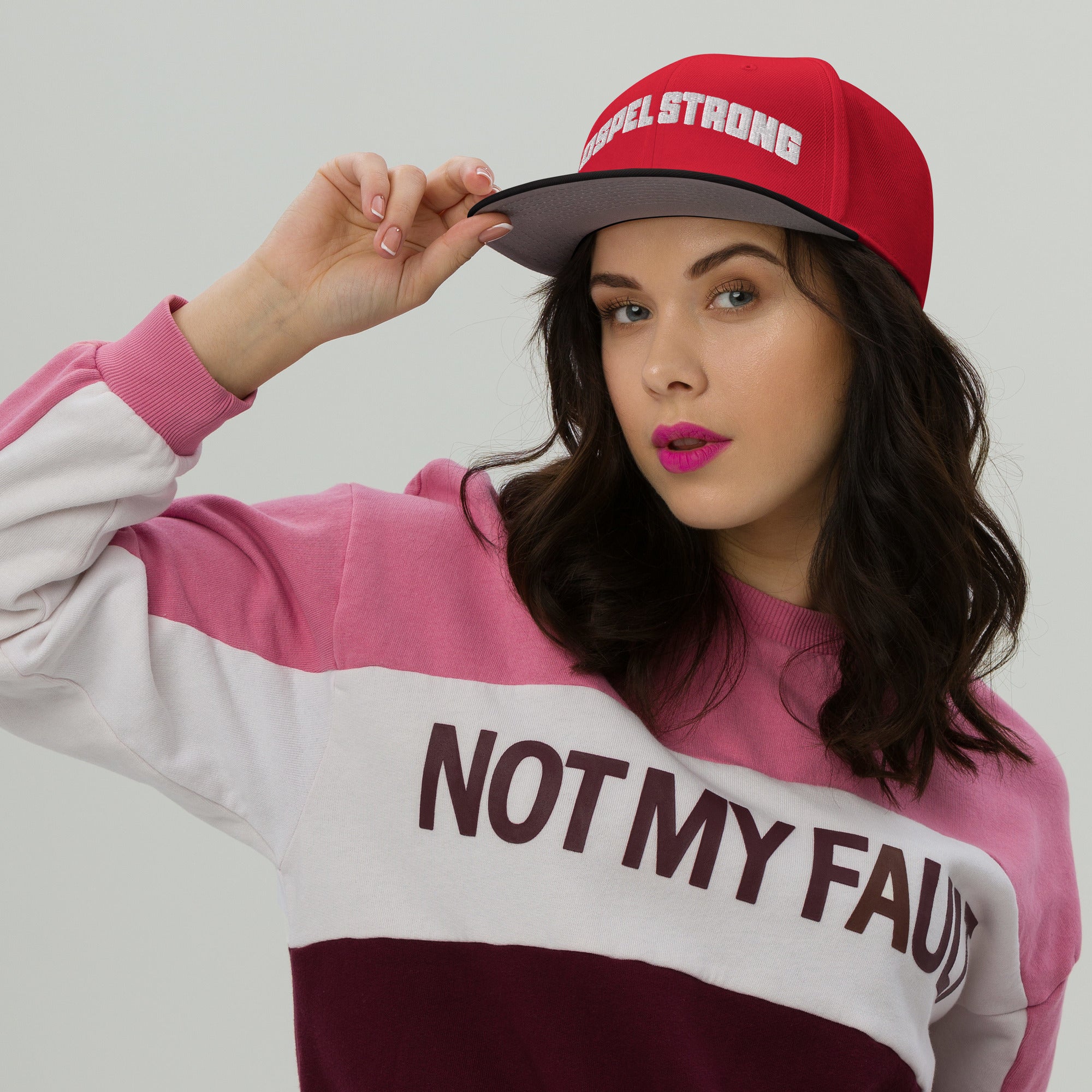Gospel Strong Snapback Hat - Stand Firm in Your Faith