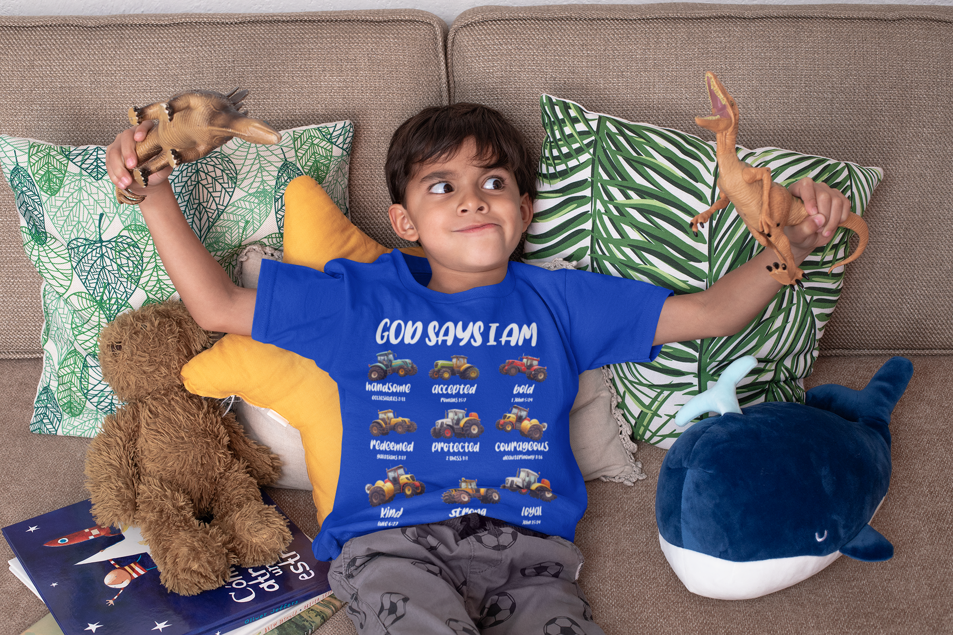 "God Says' Kids Heavy Cotton™ Tee