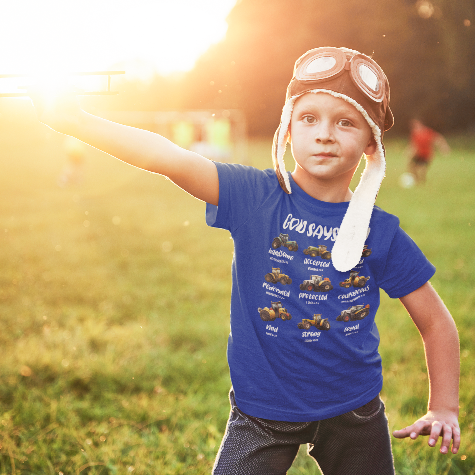 "God Says' Kids Heavy Cotton™ Tee