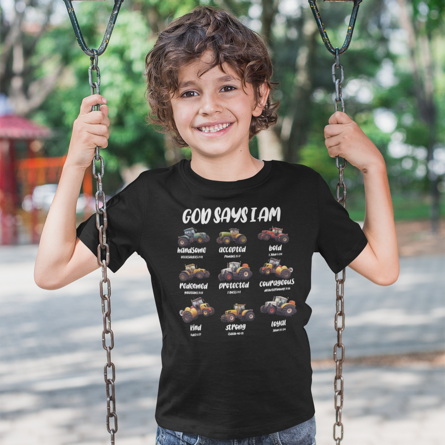 "God Says' Kids Heavy Cotton™ Tee