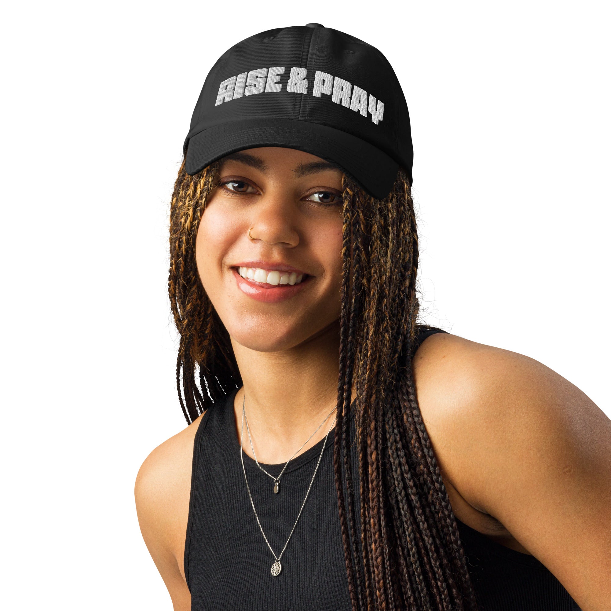 Rise & Pray Under Armour® dad hat - Rise, Pray, Conquer Your Day