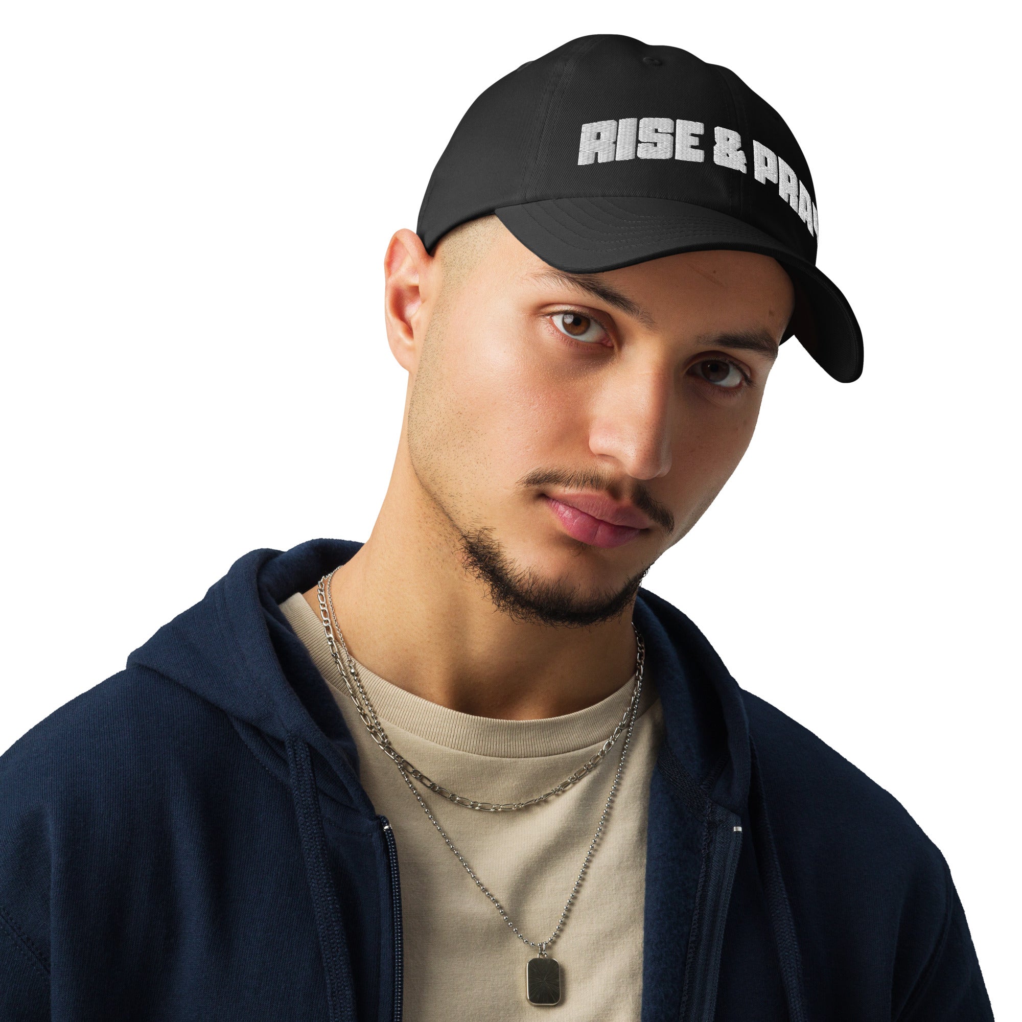 Rise & Pray Under Armour® dad hat - Rise, Pray, Conquer Your Day