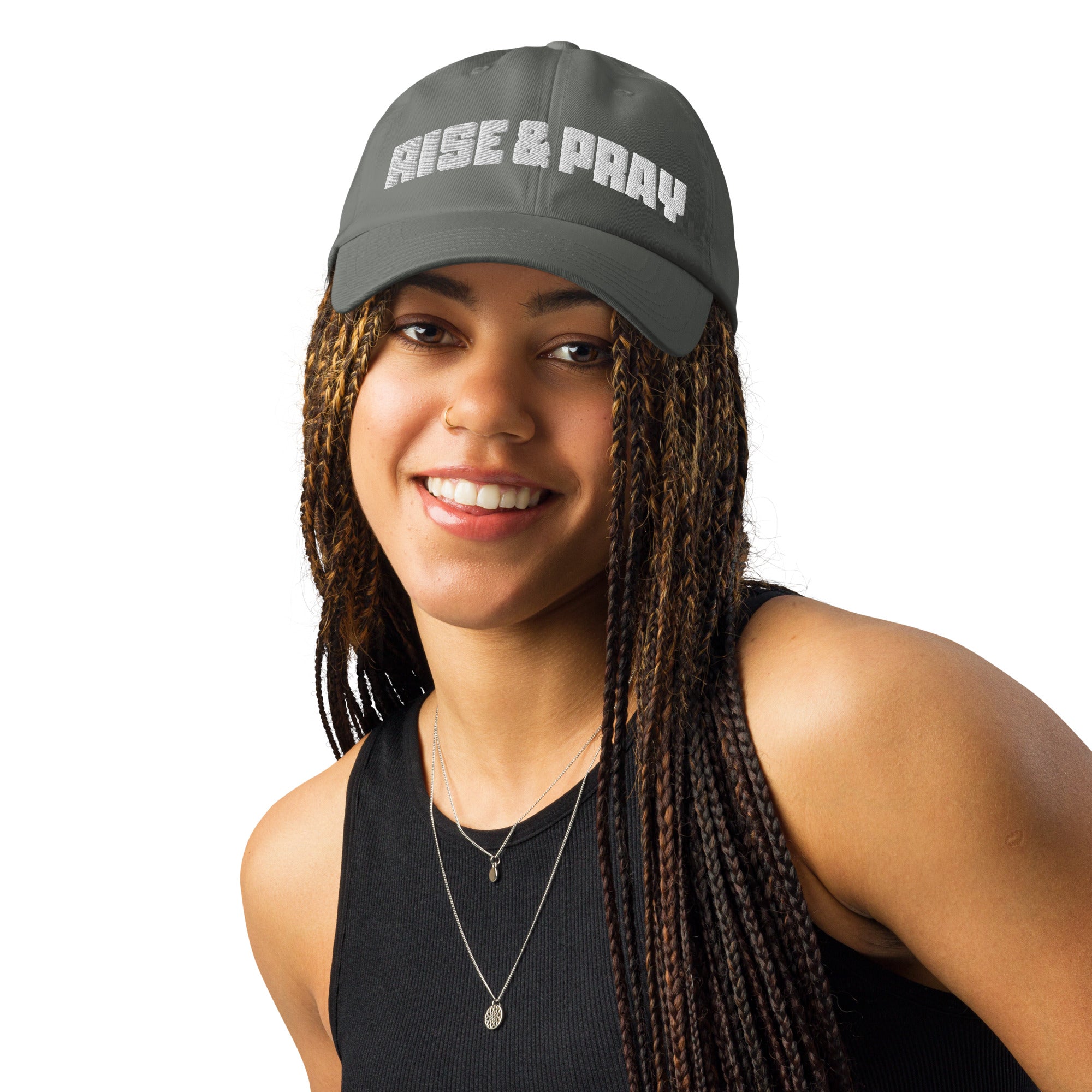 Rise & Pray Under Armour® dad hat - Rise, Pray, Conquer Your Day