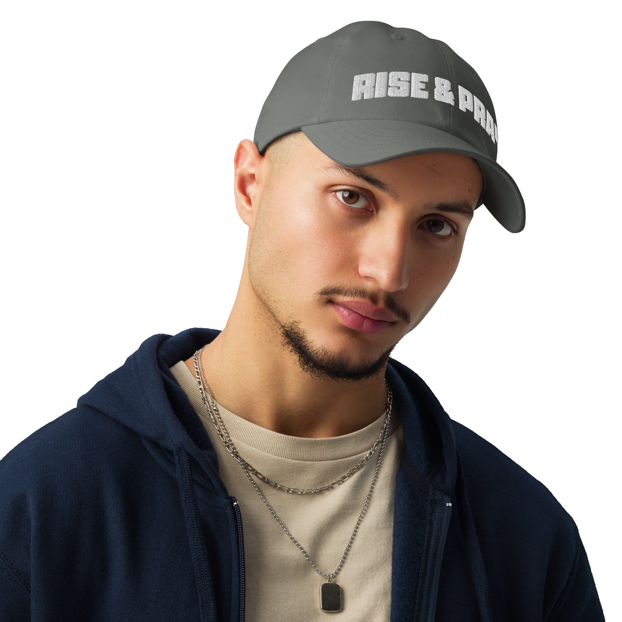 Rise & Pray Under Armour® dad hat - Rise, Pray, Conquer Your Day