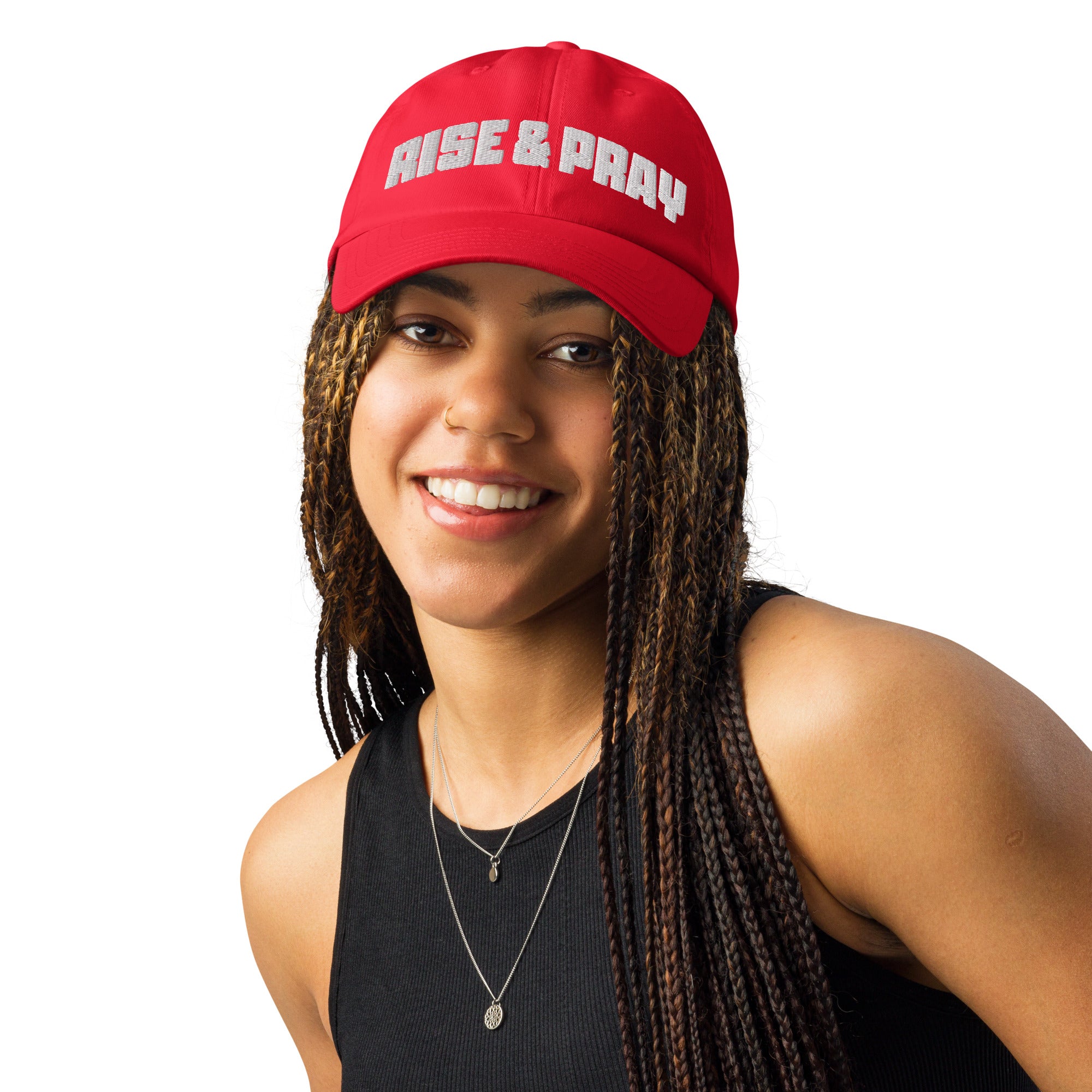 Rise & Pray Under Armour® dad hat - Rise, Pray, Conquer Your Day