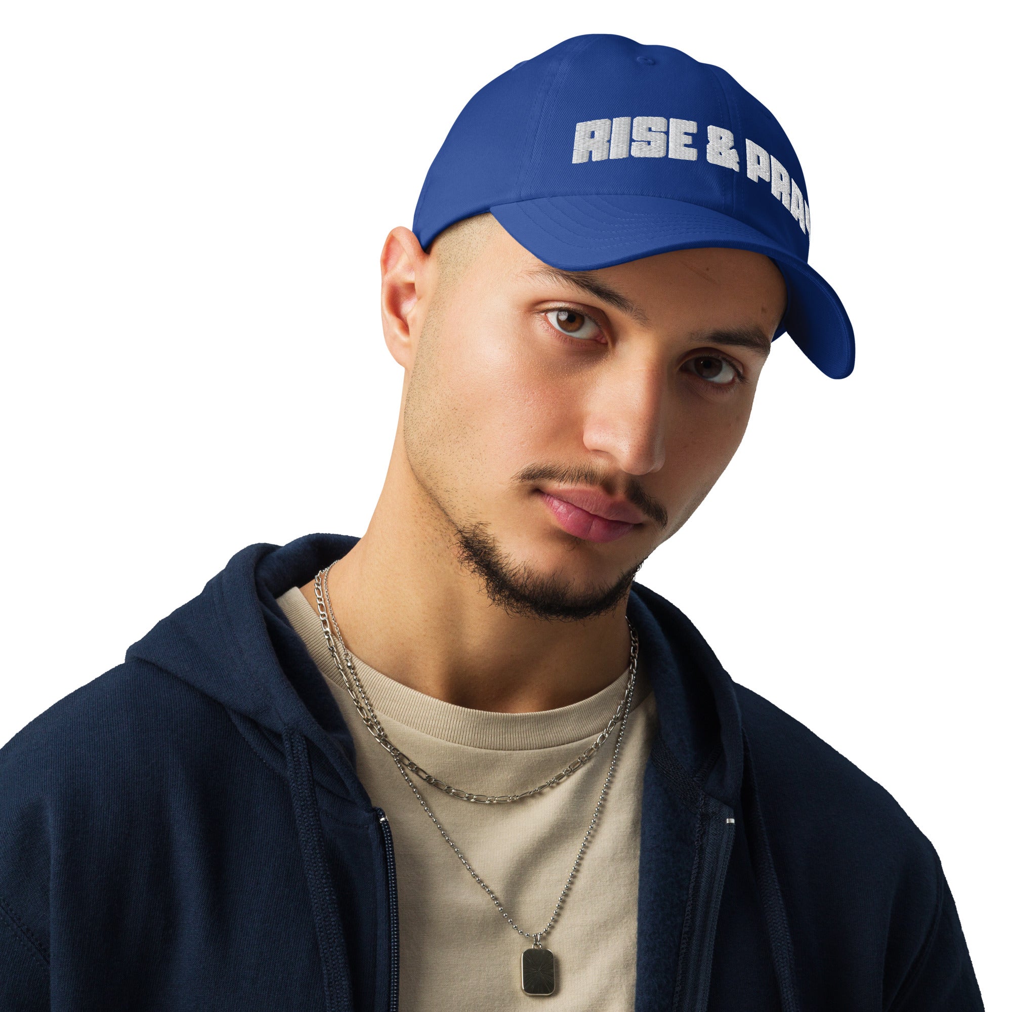 Rise & Pray Under Armour® dad hat - Rise, Pray, Conquer Your Day